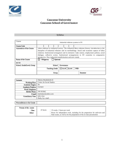 11. Industrial relations systems in the EU Marina