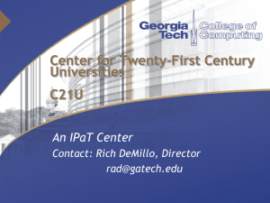 Center for Twenty-First Century Universities C21U