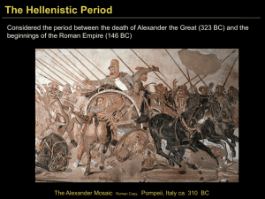 Hellenistic Art - CLIO History Journal