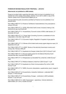 Powercor revised proposal unpublished documents