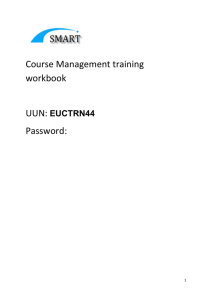 Course set-up: classroom workbook (Word)