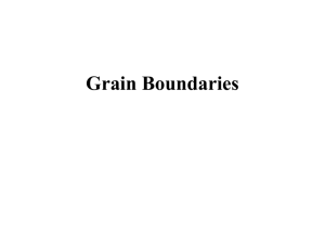Grain Boundaries
