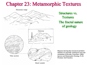 Chapter 23, Metamorpic Textures