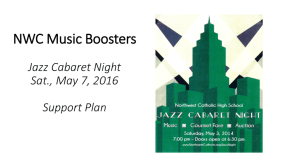 Music Boosters Jazz Cabaret Night