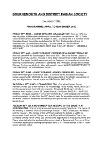programme: april to november 2012