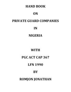 view registered priviate guard companies in nigeria.