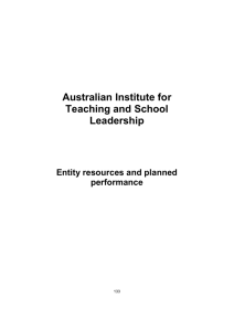 Australian Institute for Teaching and School Leadership