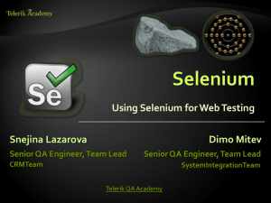 Selenium Commands