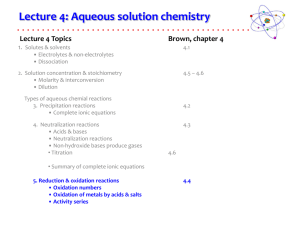 Reduction-oxidation reactions