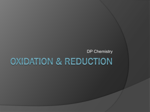 Oxidation & Reduction