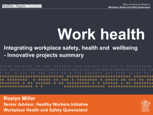 Click to add title - Workplace Health Association Australia