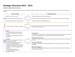 Strategic Directions 2012 – 2015