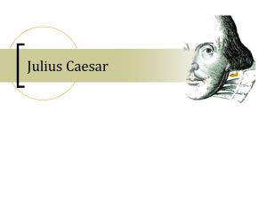 Introduction to Julius Caesar