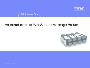WebSphere Message Broker - Object Arena Software Solutions