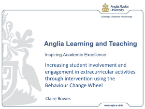 Anglia Learning & Teaching - PowerPoint template (2013)