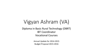 VA DBRT 2014-15 Annual Update