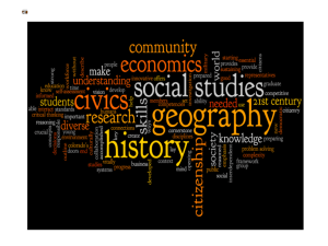Curricular Sequencing American History