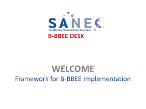 SANEC B-BBEE Seminar Mopsy
