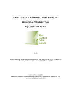 Planning Committee - West Hartford Public Schools