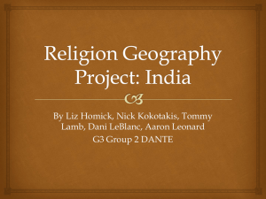 Religion Geography India