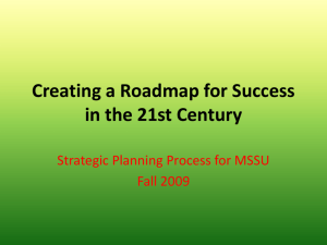 Creating a Roadmap for Success in the 21st Century