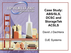SLS DCSC STK Case Study