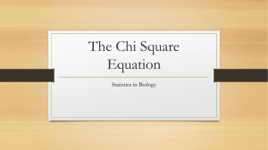 The Chi Square Equation - Haiku Learning : Login