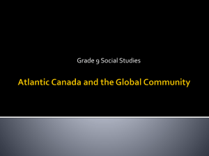 Atlantic Canada and the Global Community Slideshow