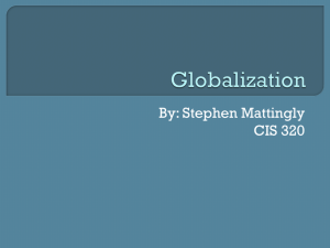 Globalization - Western Kentucky University