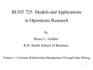 Customer Relationship Management Through Data