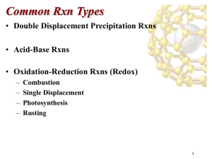 Power Point Part 4 - Dr. Samples' Chemistry Classes