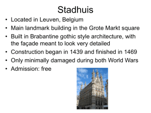 Belgium Sightseeing Facts