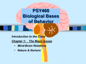 PY460: Physiological Psychology