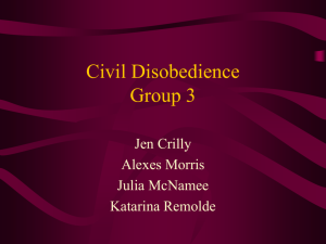 Civil Disobedience_project - eng10honors09