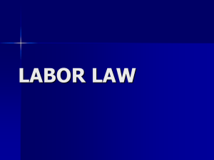 Collective Labor Law