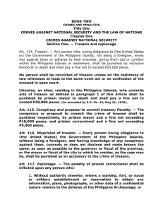 Revised Penal Code Philippines 1930 (Part 2)