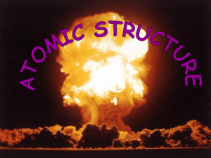 Atomic structure