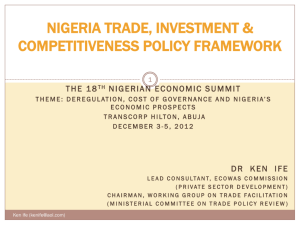 trade investment & competitiveness policy commission