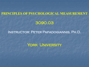 Introduction - Department of Psychology