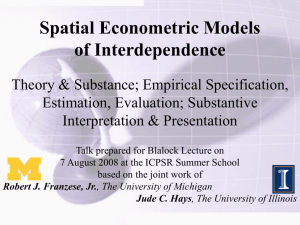 Interdependence in Comparative & International Political Economy