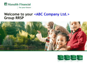 investment - Manulife Financial