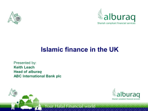 K. Leach, Islamic finance in the UK
