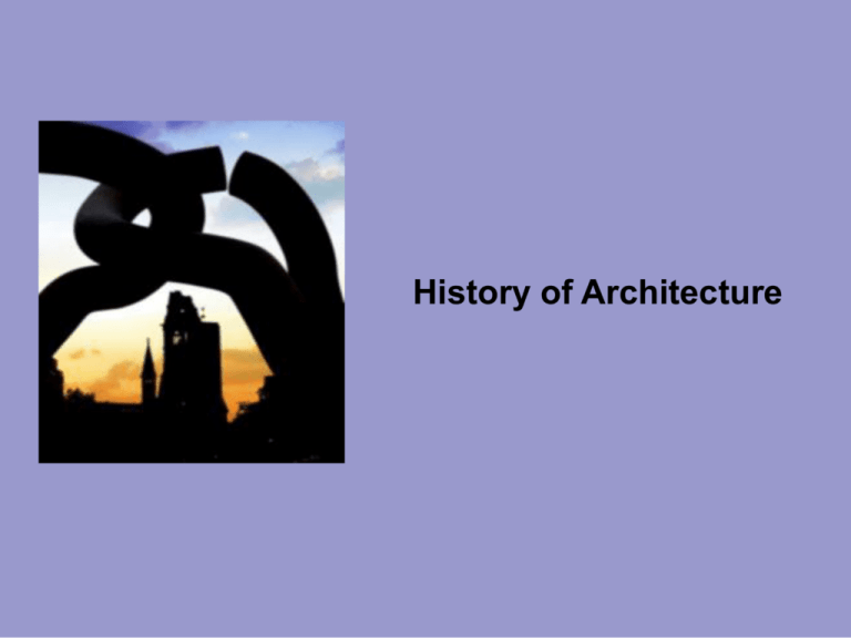 History Of Architecture
