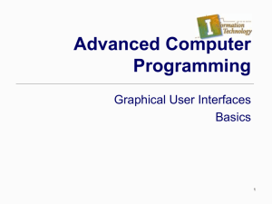 Advanced Computer Programming