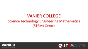 May 1, 2015 - STEM Centre
