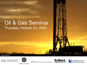 Oil and Gas Seminar