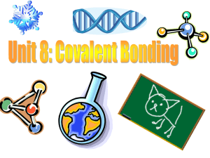 PPT: Covalent Bonding Theory