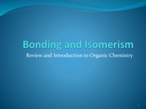 Bonding & Isomerism