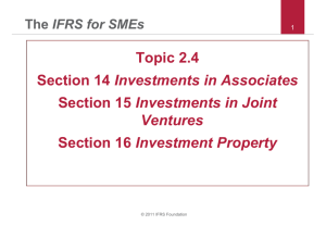 Topic 2.4 Section 14 Investments in Associates Section 15