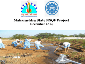 Maharashtra State - NSQF Project
